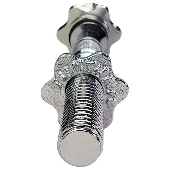 Tunturi Αλτηράκι Banana Shaped Chrome bar, 38 cm Tunturi Αλτηράκι Banana Shaped Chrome bar, 38 cm